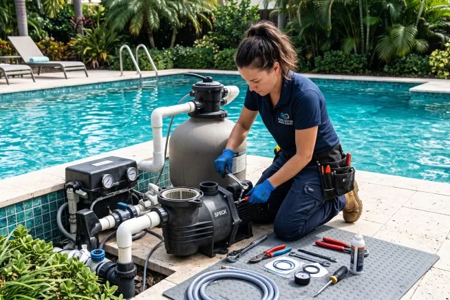 Pool equipment repair Dallas